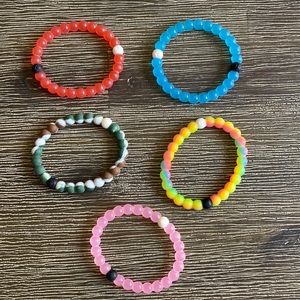 Lokai bracelets, size mediums, all sold together